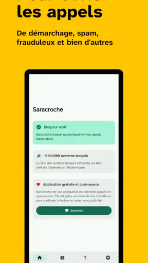 Saracroche : bloqueur d'appels screenshot 2
