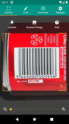 Scanner QR et code-barres screenshot