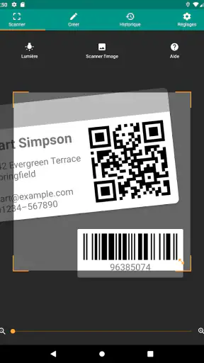 Scanner QR et code-barres screenshot 9