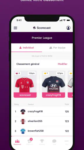 Scorecast Classique screenshot 4