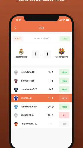 Scorecast Classique screenshot 6