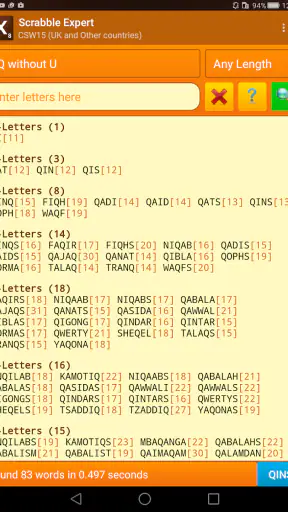 Scrabble Expert Français screenshot 12