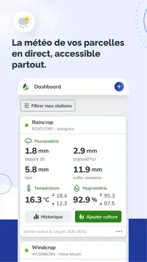 Sencrop météo des agriculteurs screenshot 2