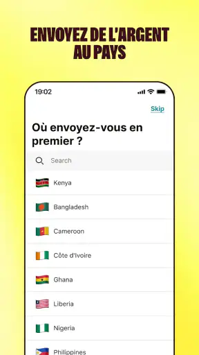Sendwave Transfert d’Argent screenshot 2