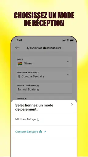 Sendwave Transfert d’Argent screenshot 4