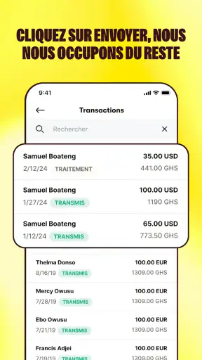 Sendwave Transfert d’Argent screenshot 5