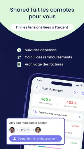Shared, organisation famille screenshot 5