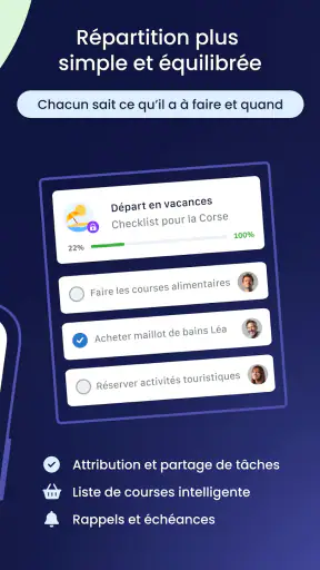 Shared, organisation famille screenshot 6