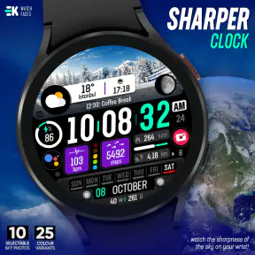 Sharper Clock - Watch Face screenshot 10
