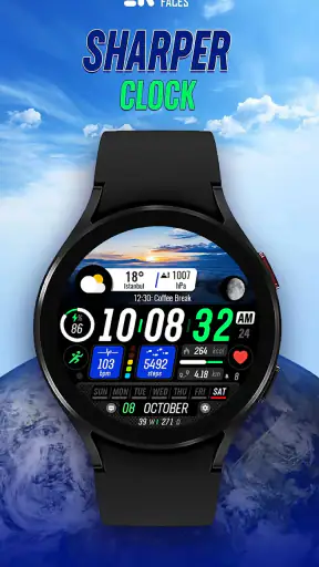 Sharper Clock - Watch Face screenshot 9