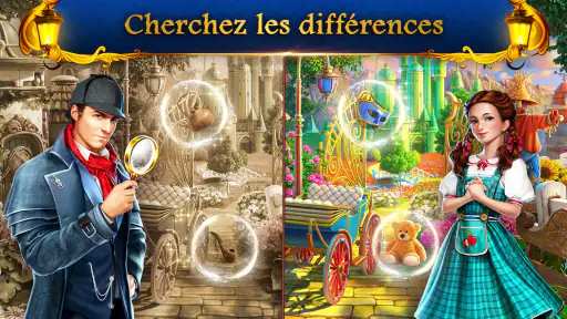 Sherlock・Objets cachés・Match-3 screenshot 11