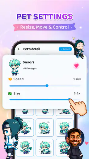 Shimeji: Anime Pets On Screen screenshot 10