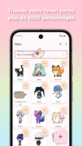 Shimeji : Compagnons d’écran screenshot 2
