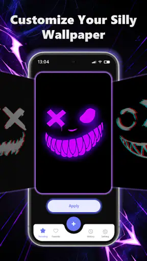 Silly Fun Smile Live Wallpaper screenshot 3