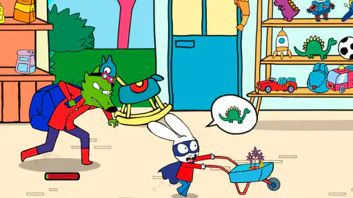 Simon Super Lapin et Pr. Wolf screenshot 9