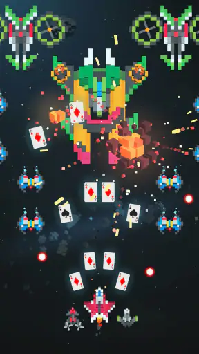 Sky Wings VIP : Pixel Fighters screenshot 11