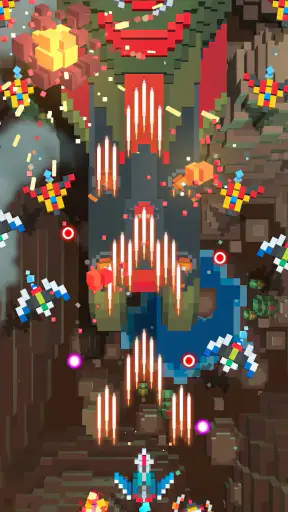 Sky Wings VIP : Pixel Fighters screenshot 2