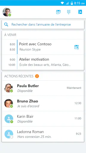 Skype for Business for Android screenshot 4