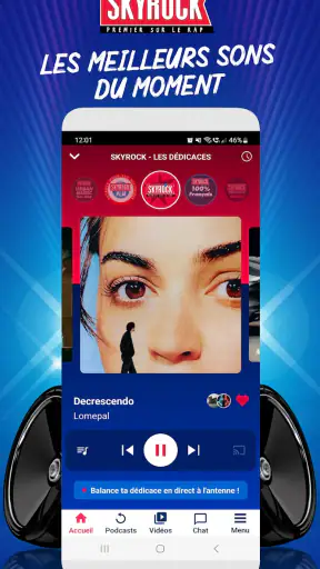 Skyrock - Radio et Podcast screenshot 1