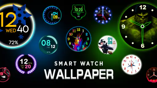Smart Watch - Clock Wallpaper screenshot 1