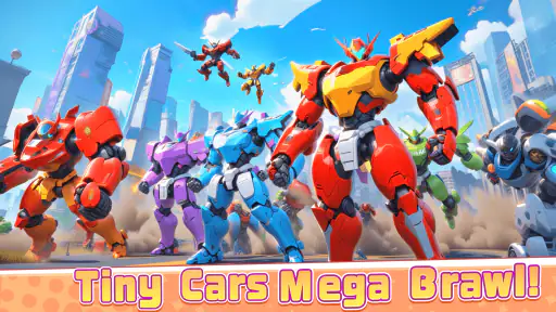 Smash Car : Robot Racing screenshot 5