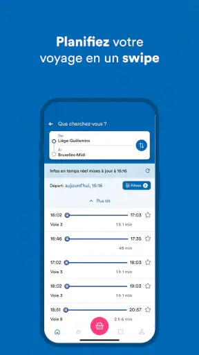 SNCB: horaires & tickets train screenshot 2