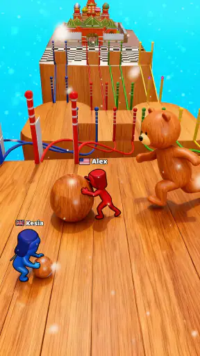 Snow Race 3D™: Fun Racing screenshot 4