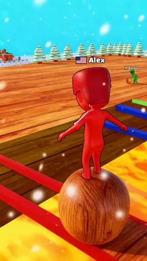 Snow Race 3D™: Fun Racing screenshot 9