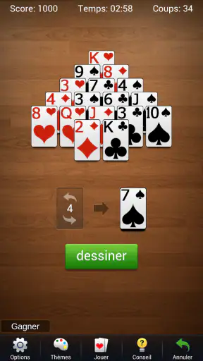 Solitaire Pyramide Classique screenshot 3