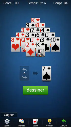 Solitaire Pyramide Classique screenshot 4