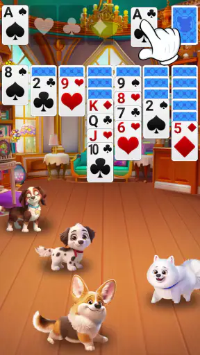 Solitaire : Ville des Animaux screenshot 2
