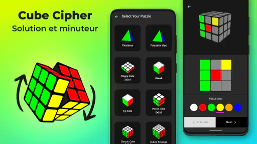 Solution de cube - Cube Cipher screenshot 1