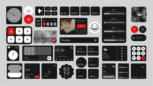 Something KWGT - Nothing Style screenshot 5