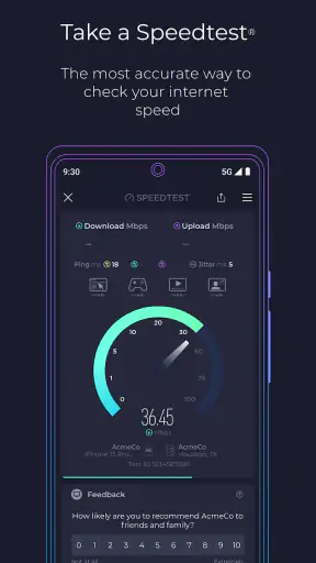 Speedtest par Ookla screenshot