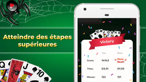 Spider Solitaire Jeu de cartes screenshot 8