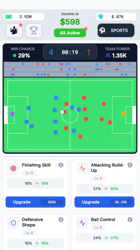 Sport Star - Team Manager Idle screenshot 1