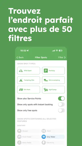 StayFree - camping en Europe screenshot 5