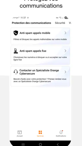 Suite de Sécurité Orange screenshot 4