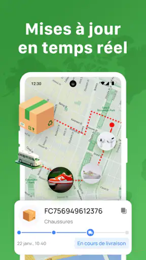 Suivi de colis et de livraison screenshot 2