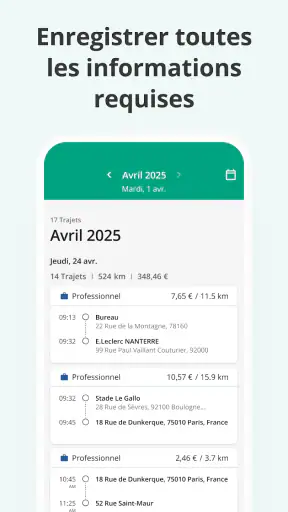Suivi kilométrage Driversnote screenshot 4
