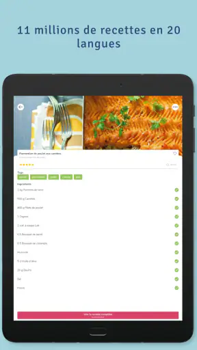 Supercook Trouveur de recette screenshot 10