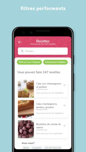 Supercook Trouveur de recette screenshot 3