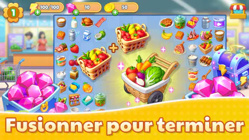 Supermarket Affairs - Merge screenshot 2