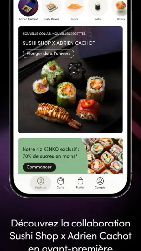 Sushi Shop, livraison de repas screenshot 2