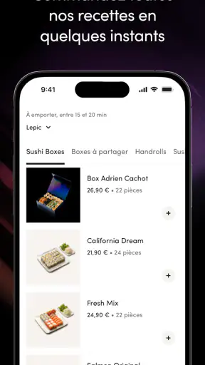 Sushi Shop, livraison de repas screenshot 3
