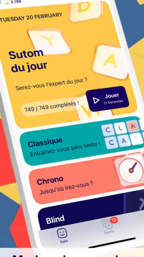 Sutom - Jeux de mots du jour screenshot 4
