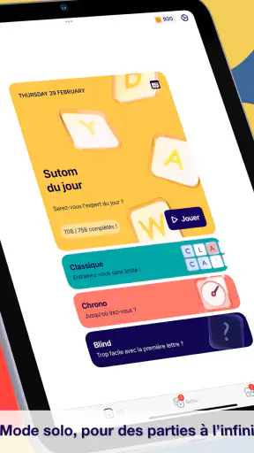 Sutom - Jeux de mots du jour screenshot 9