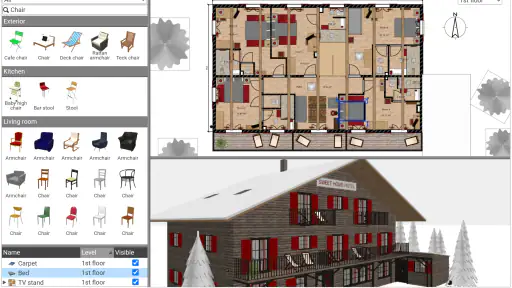 Sweet Home 3D Planifiez Maison screenshot 7