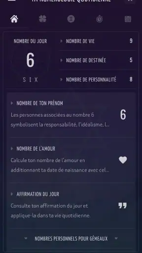 Ta Numérologie Quotidienne screenshot 2