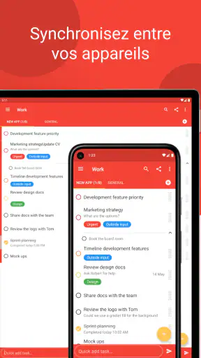 Tâches : liste de tâches screenshot 5